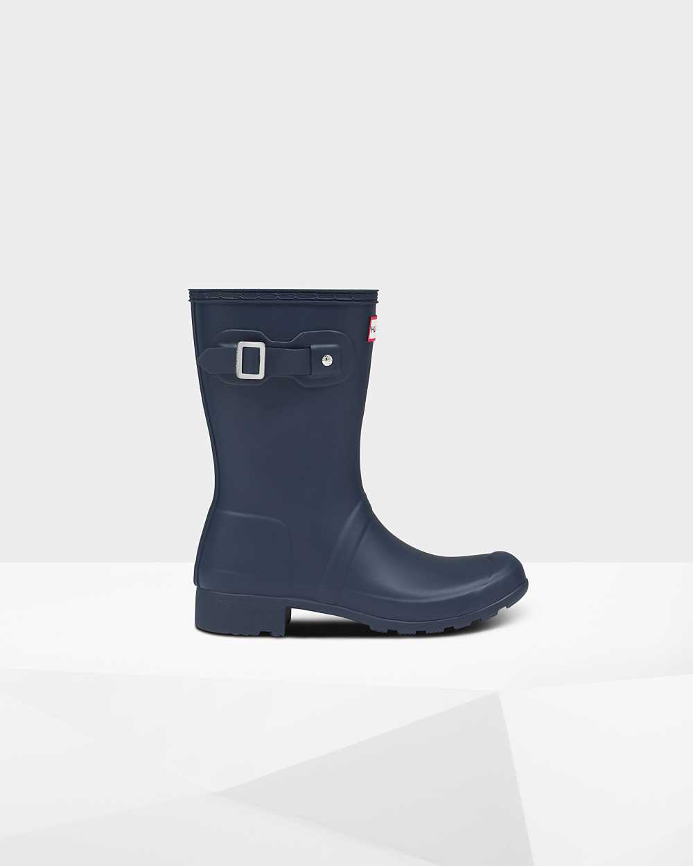 Hunter Original Tour Foldable Short Mid-Calf Women's Rain Boots NZ-15579J Navy